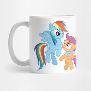 Rainbow Dash and Scootaloo 1 Mug